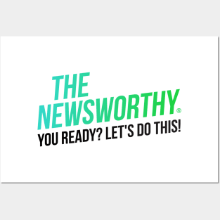 The NewsWorthy Green Logo Posters and Art